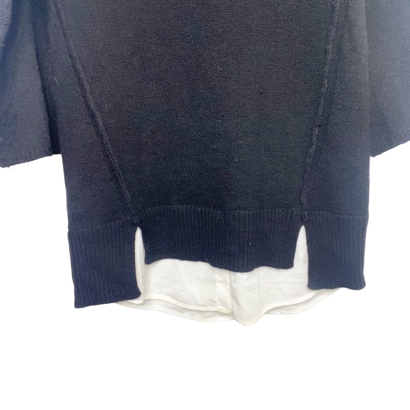 Brochu Walker wool cashmere black sweater size XS - Picture 4 of 6